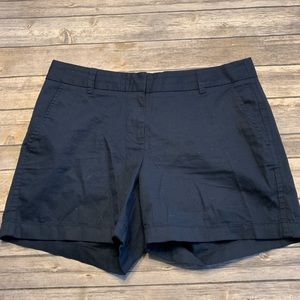 NWOT J Crew Chino 5 inch shorts in navy Size 6